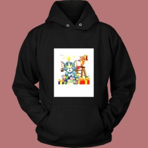 Tom Jerry Cartoon Vintage Christmas Vintage Hoodie