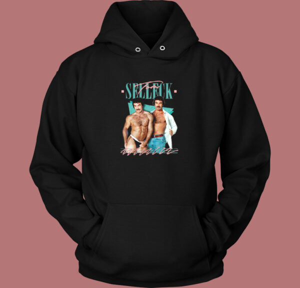 Tom Selleck Sexy 80s Hoodie Style