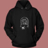 Tombstone Skull Graphic 80s Hoodie