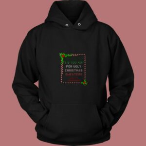 Too Hot For Christmas 80s Hoodie