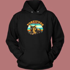 Tortoiseshell Cat Tortitude Hoodie Style