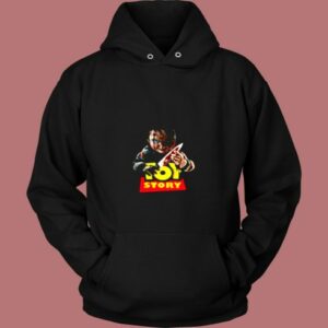 Toy Story Chucky Movie Want To Play Vintage Hoodie