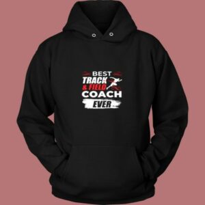 Track And Field Sport Coach Vintage Hoodie