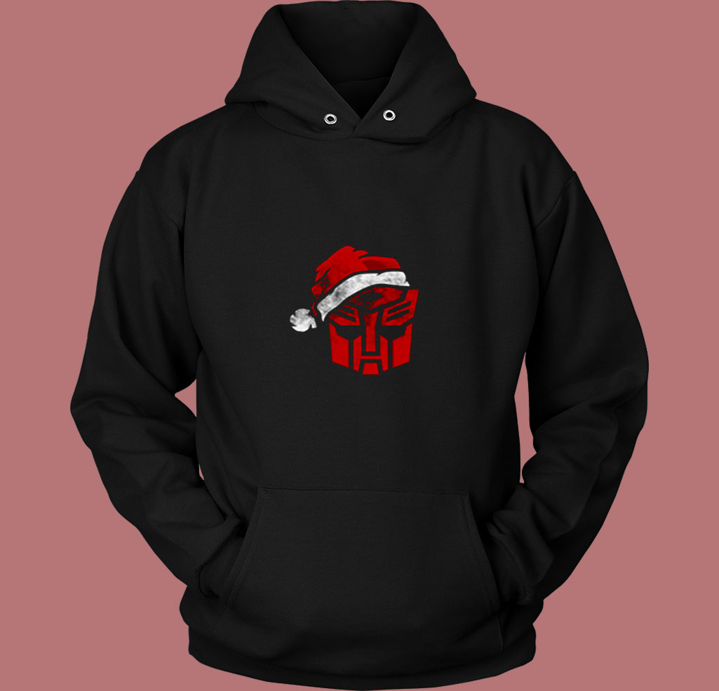 Transformers Autobot Santa Christmas 80s Hoodie Transformers Autobot Santa Christmas 80s Hoodie