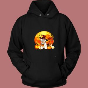 Trick Or Treat Shih Tzu Witch Vintage Hoodie