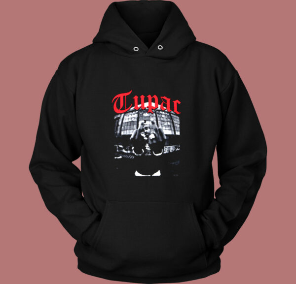 Tupac Shakur Birds Middle Finger Vintage Hoodie