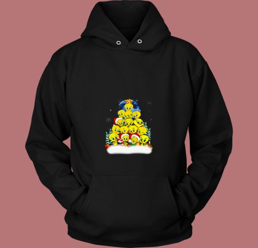 Tweety Christmas Tree Xmas 80s Hoodie Tweety Christmas Tree Xmas 80s Hoodie