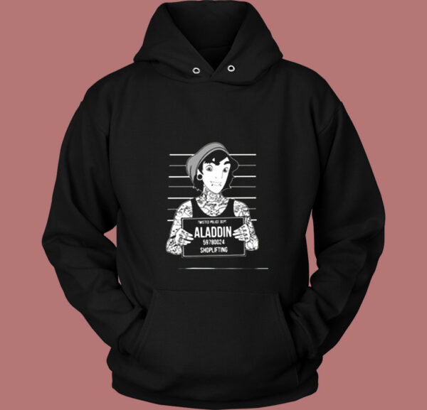 Twisted Punk Disney Aladdin Mugshot Vintage Hoodie