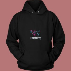 Two Bunny Fortnite Game Bunny Cute Players 80s Hoodie