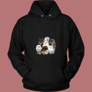 Types Of Owl 80s Hoodie