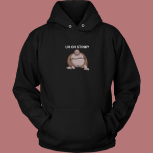 Uh Oh Stinky Monkey Hoodie Style