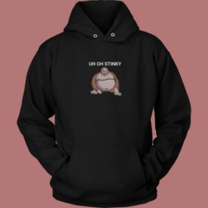 Uh Oh Stinky Monkey Hoodie Style