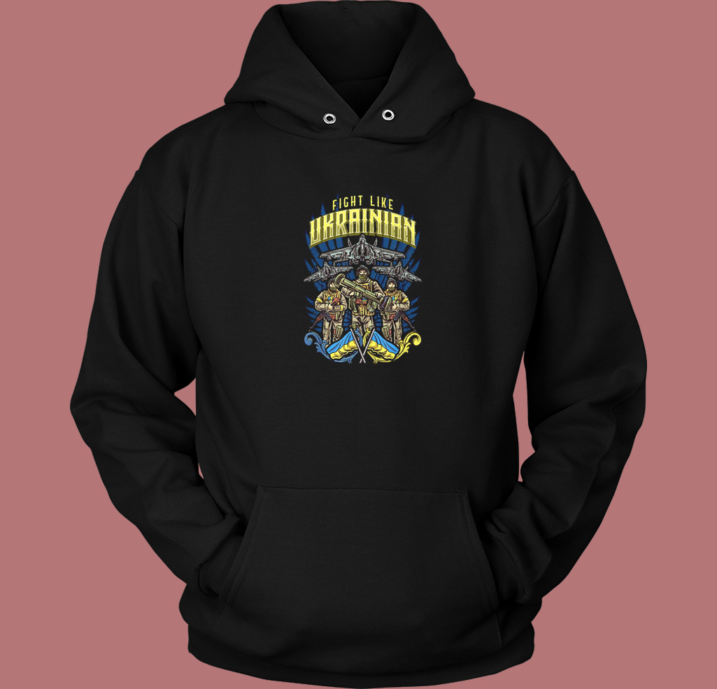 Ukraine Forces Support Warriors Hoodie Style Ukraine Forces Support Warriors Hoodie Style