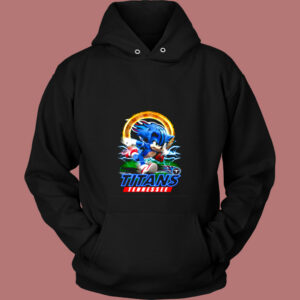 Ultra Sonic The Hedgehog Tennessee Titans Vintage Hoodie