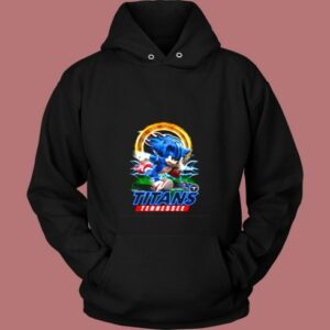 Ultra Sonic The Hedgehog Tennessee Titans Vintage Hoodie