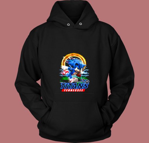 Ultra Sonic The Hedgehog Tennessee Titans Vintage Hoodie Ultra Sonic The Hedgehog Tennessee Titans Vintage Hoodie