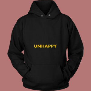 Unhappy T Shirt 80s Hoodie