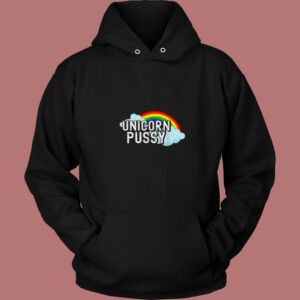 Unicorn Pussy Girlfriend Valentines Day 80s Hoodie