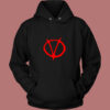 V For Vendetta Movie Symbol Vintage Hoodie