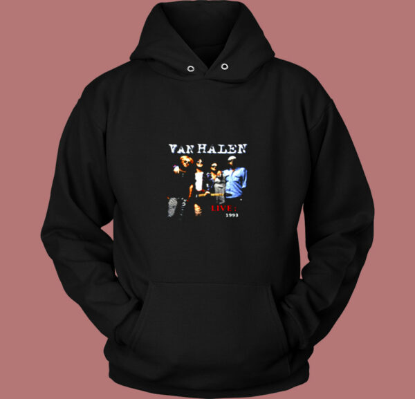 Van Hallen Live 1993 Wolrd Tour Vintage Hoodie