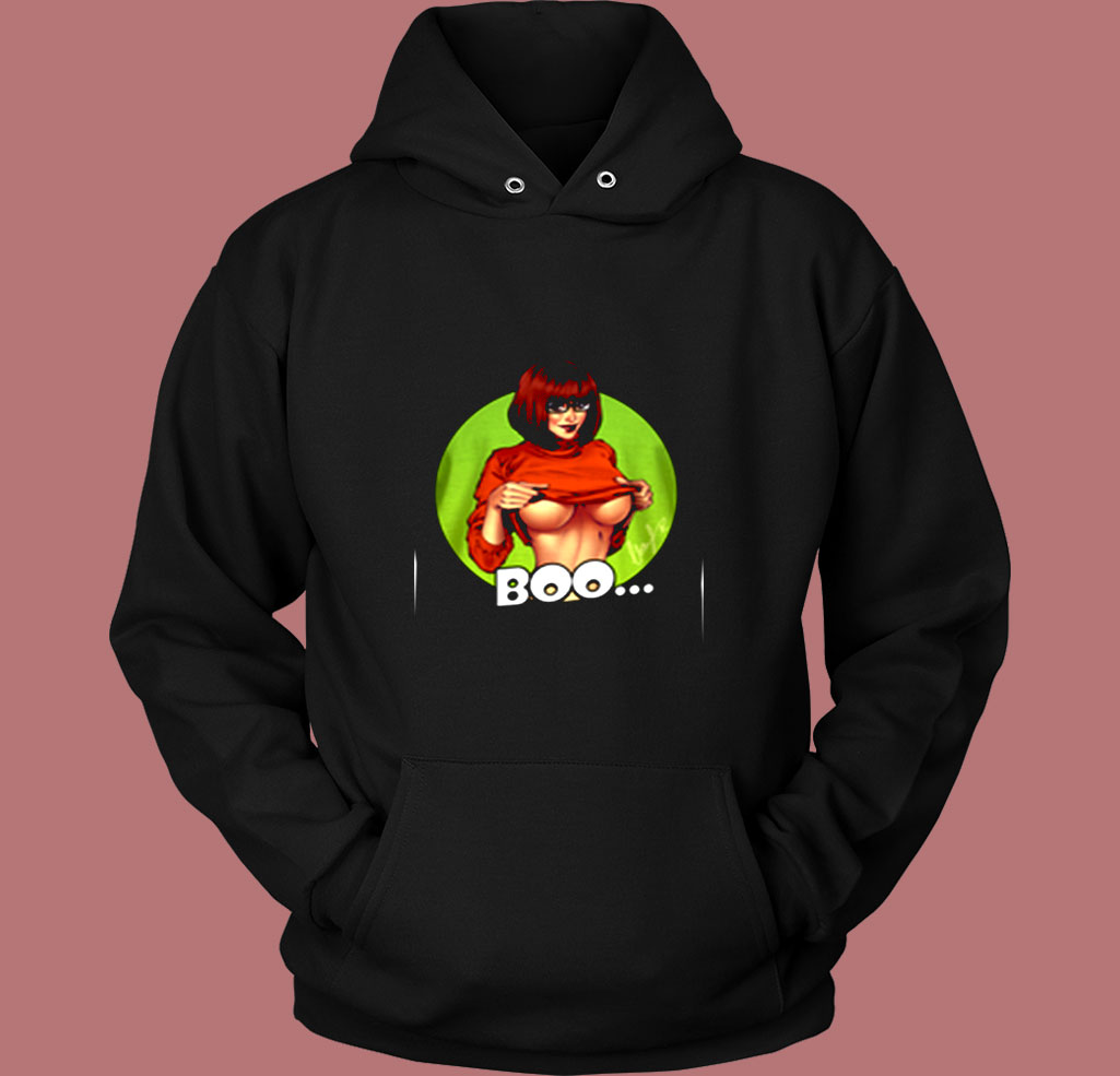 Velma Dinkley Scooby Doo Boo Vintage Hoodie Velma Dinkley Scooby Doo Boo Vintage Hoodie