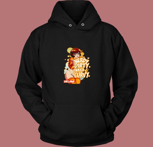 Velma Nerdy Dirty Inked Curvy 80s Hoodie Velma Nerdy Dirty Inked Curvy 80s Hoodie