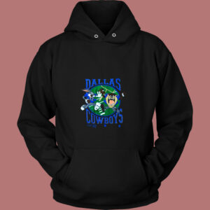 Vintage 1993 Looney Tunes Dallas Cowboys Vintage Hoodie
