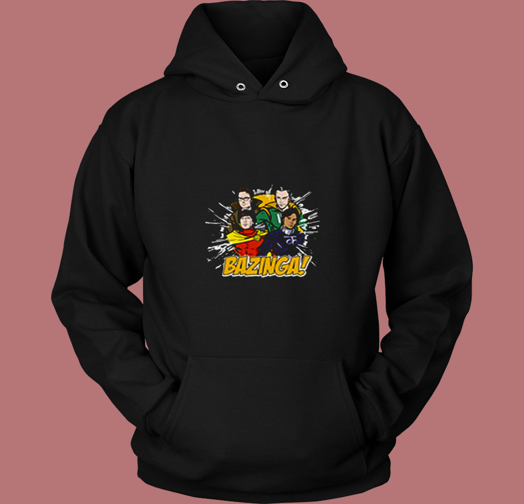 Vintage Bazinga Big Bang Theory 80s Hoodie Vintage Bazinga Big Bang Theory 80s Hoodie