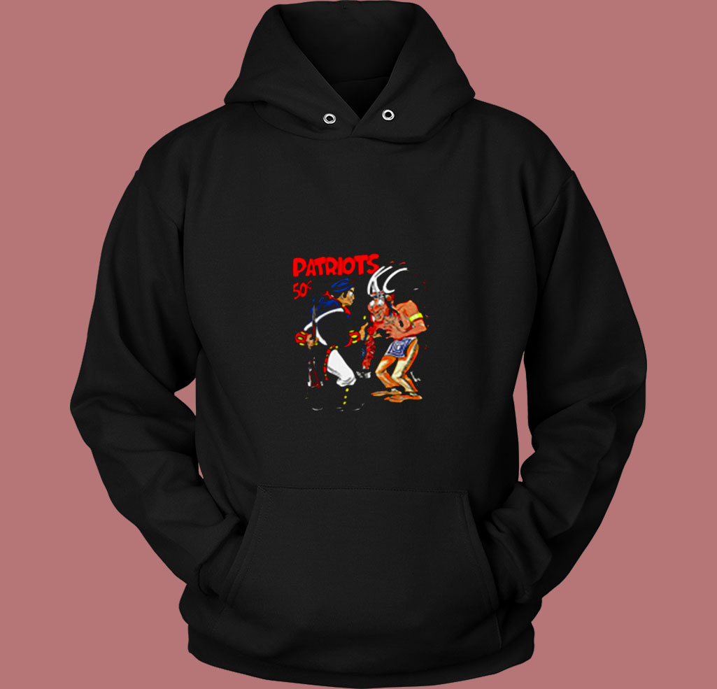 Vintage Boston Patriots 1963 Christmas 80s Hoodie Vintage Boston Patriots 1963 Christmas 80s Hoodie