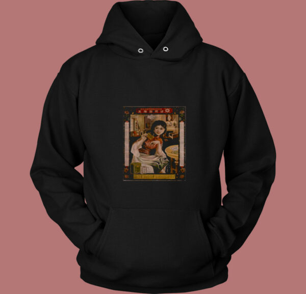 Vintage Chinese Ad From 1900s 80s Hoodie