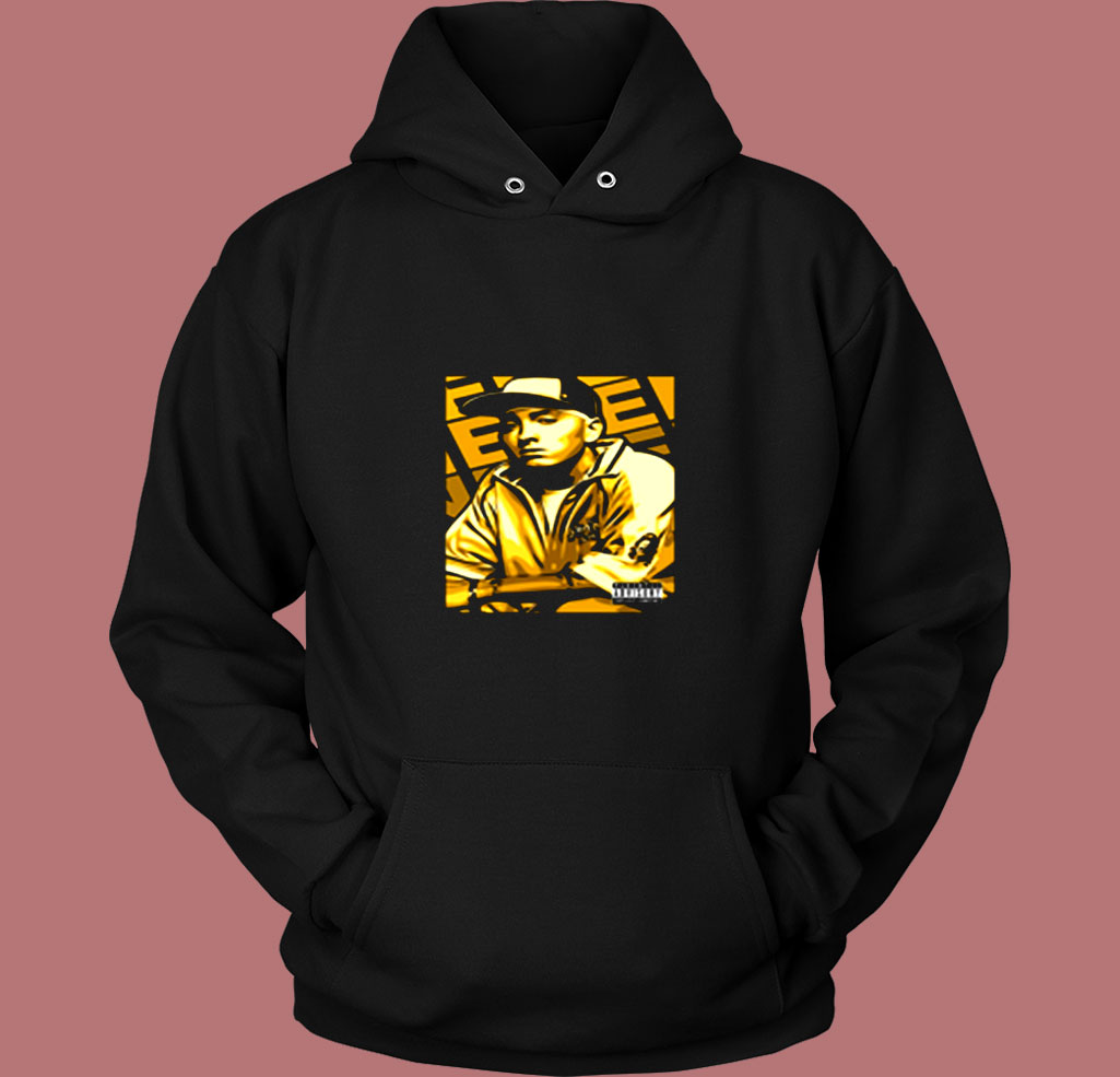 Vintage Eminem Gold Album Cover Vintage Hoodie Vintage Eminem Gold Album Cover Vintage Hoodie