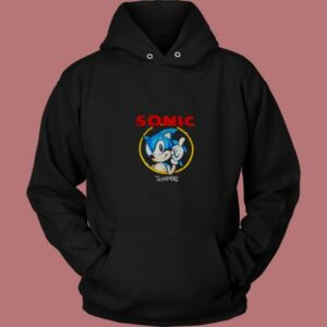 Vintage Game Sonic The Hedgehog 80s Hoodie
