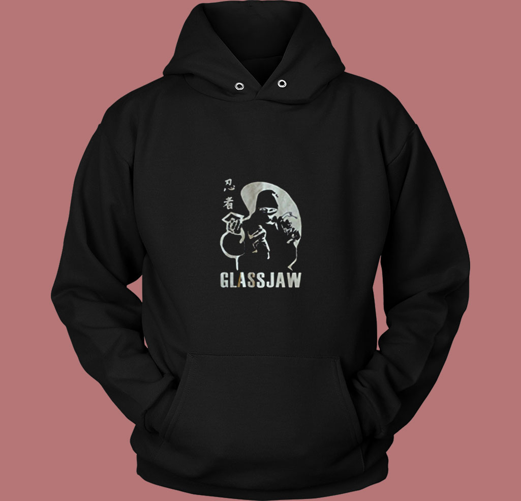 Vintage Glassjaw American Ninja 80s Hoodie Vintage Glassjaw American Ninja 80s Hoodie