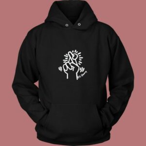 Vintage Keith Haring Crossed Finger Vintage Hoodie