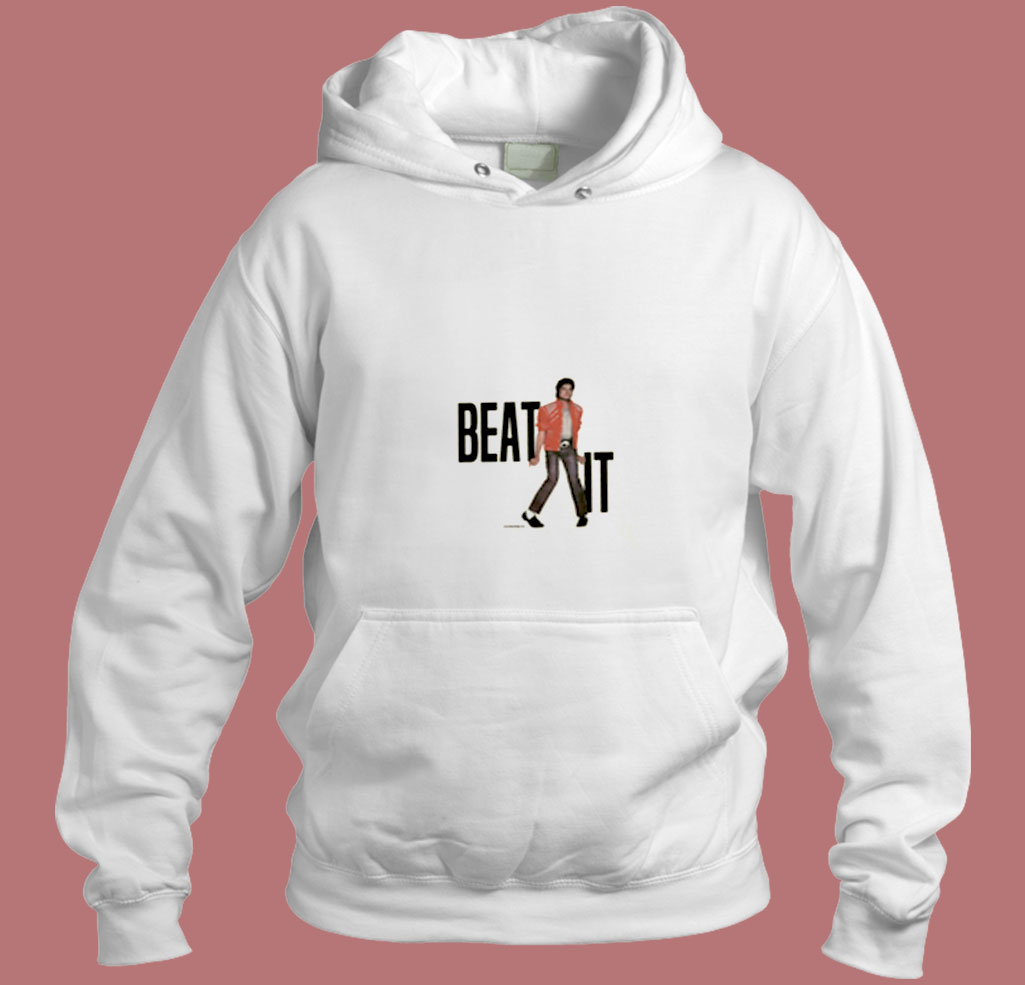Vintage Michael Jackson Beat It Aesthetic Hoodie Style Vintage Michael Jackson Beat It Aesthetic Hoodie Style