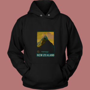 Vintage New Zealand Mitre Peak Mountain 80s Hoodie