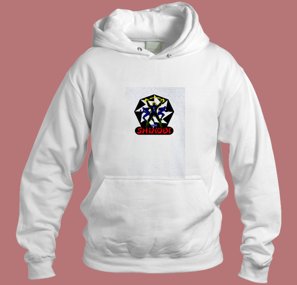 Vintage Shinobi Sega Video Games Aesthetic Hoodie Style Vintage Shinobi Sega Video Games Aesthetic Hoodie Style