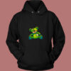Vintage Torn Colorful Teddy Bear 80s Hoodie