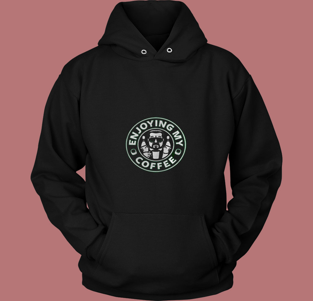 Walter Sobchak Enjoying My Coffee Starbucks 80s Hoodie Walter Sobchak Enjoying My Coffee Starbucks 80s Hoodie