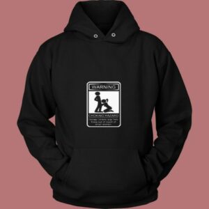 Warning Choking Hazard 80s Hoodie