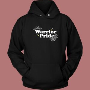 Warrior Pride Typography Hoodie Style