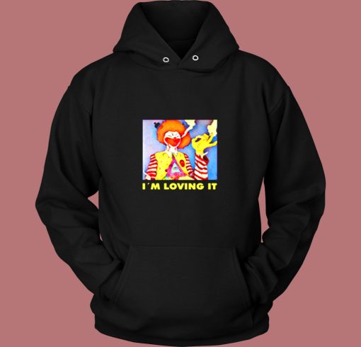 Weed Smoking Clown Vintage Hoodie Weed Smoking Clown Vintage Hoodie