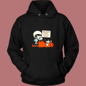Welcome Great Pumpkin King Snoopy Vintage Hoodie