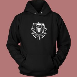 Welder Skull Mask Graphic Hoodie Style