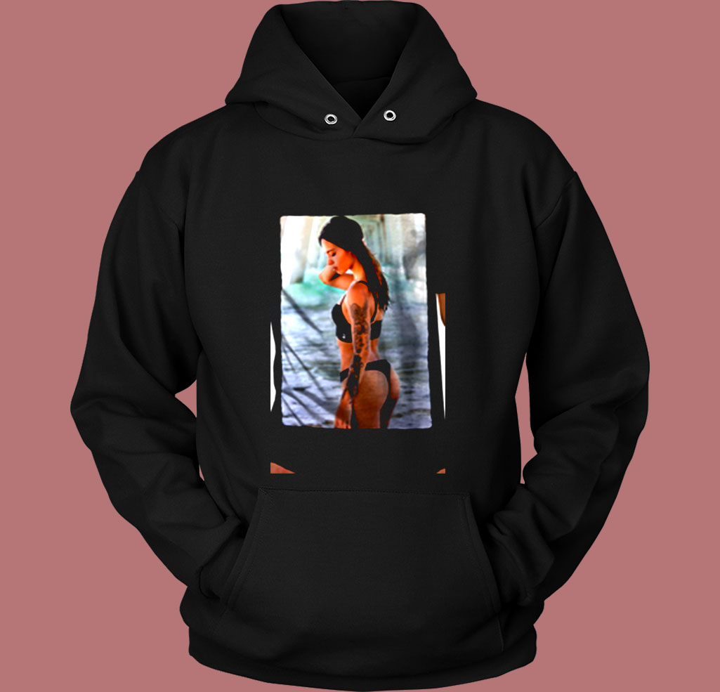 Wellcoda Lady In Swimsuit Vintage Hoodie Wellcoda Lady In Swimsuit Vintage Hoodie