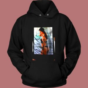 Wellcoda Lady In Swimsuit Vintage Hoodie