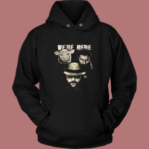 Were Here The Wyatt Family Sheep Hoodie Style