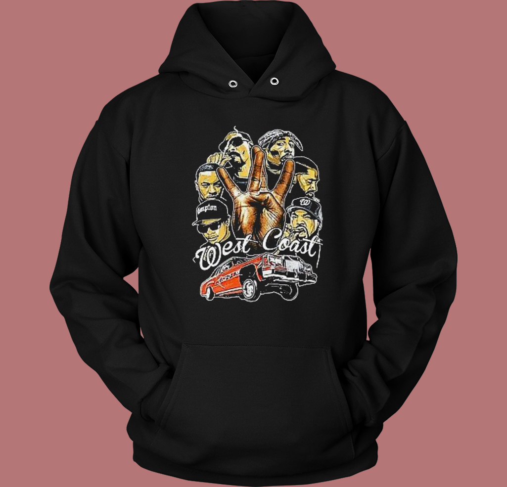 West Coast Rapper Lowrider Hoodie Style West Coast Rapper Lowrider Hoodie Style