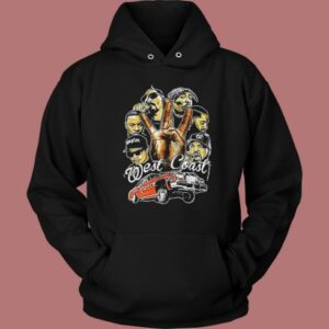 West Coast Rapper Lowrider Hoodie Style