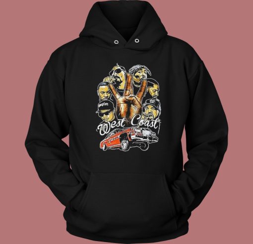 West Coast Rapper Lowrider Hoodie Style West Coast Rapper Lowrider Hoodie Style